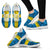 Polygonal Sweden Flag Sneakers RLT7 - Wonder Print Shop