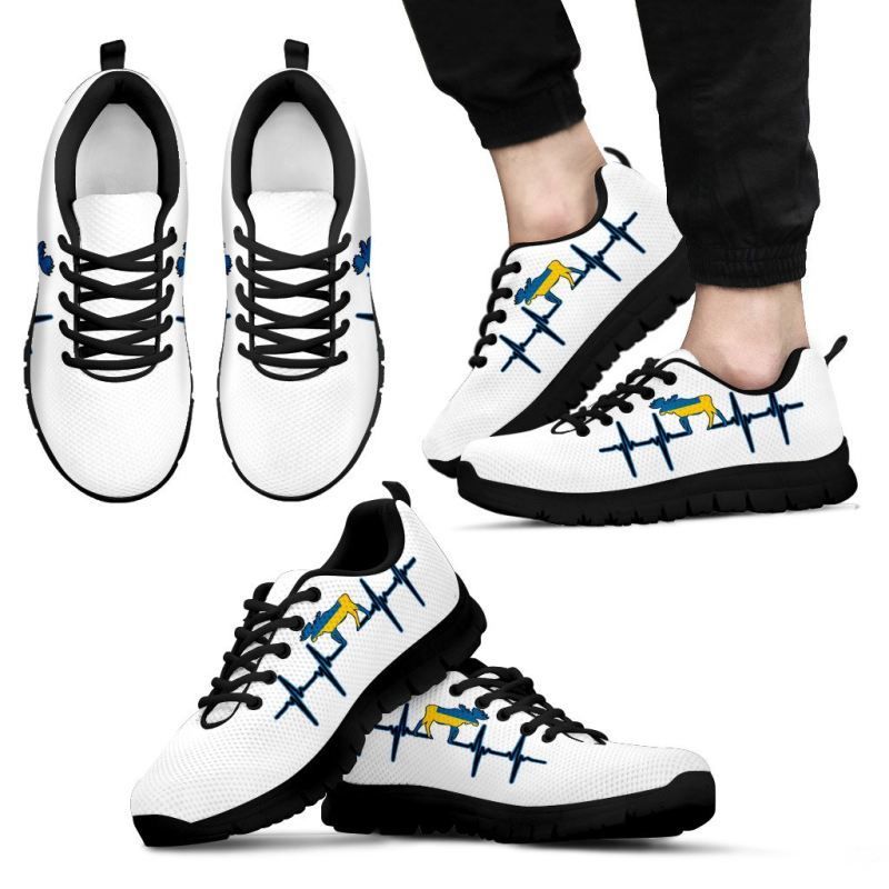 Sweden Heartbeat Sneakers Ver.02 RLT7 - Wonder Print Shop