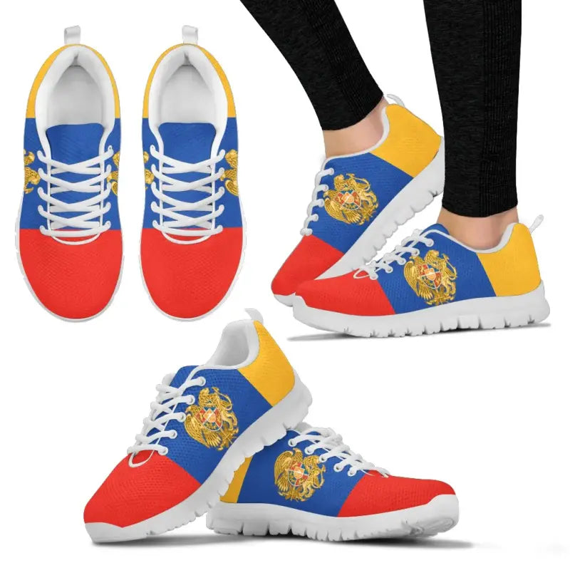 Armenia Shoes - Armenia Flag Sneakers RLT8 - Wonder Print Shop