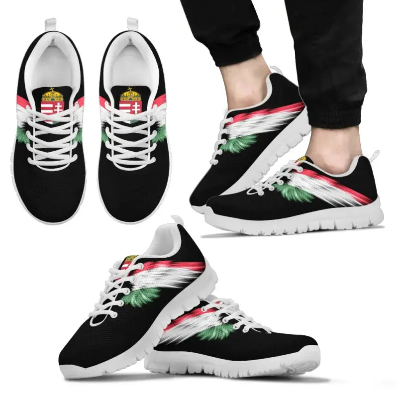 Hungary Wings Sneakers - Black Edition RLT8 - Wonder Print Shop