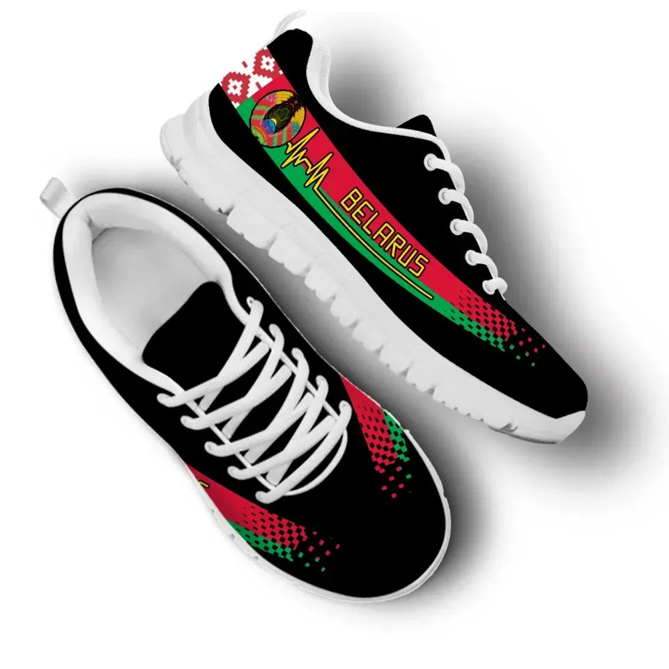 Belarus Heartbeat Sneakers RLT6 - Wonder Print Shop