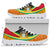 Guyana Sneakers - Guyana Coat of Arms and Jaguar Patterns RLT8 - Wonder Print Shop