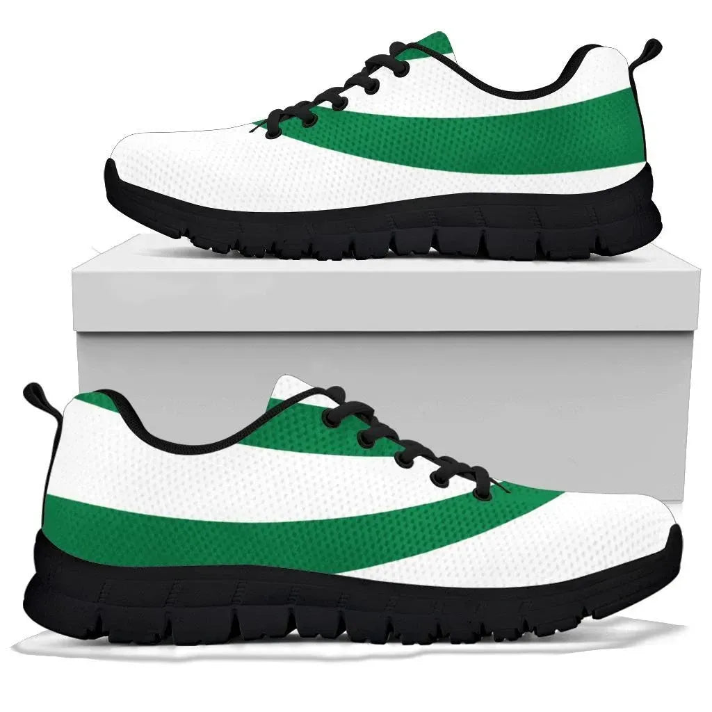 Nigeria Special Flag Sneakers Womens/Mens RLT8 - Wonder Print Shop