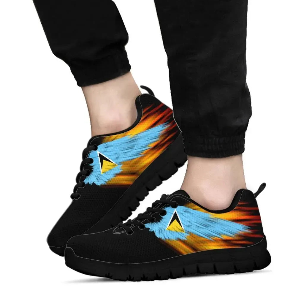 Saint Lucia Sneakers Fire Wing RLT6 - Wonder Print Shop