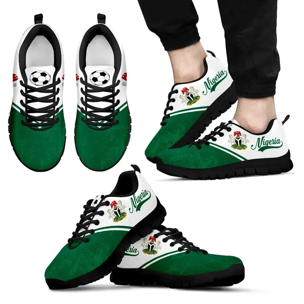 Nigeria Football Rising Sneakers RLT8 - Wonder Print Shop