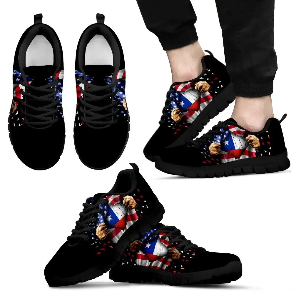 Chile Sneakers - Open Hand Flag RLT7 - Wonder Print Shop