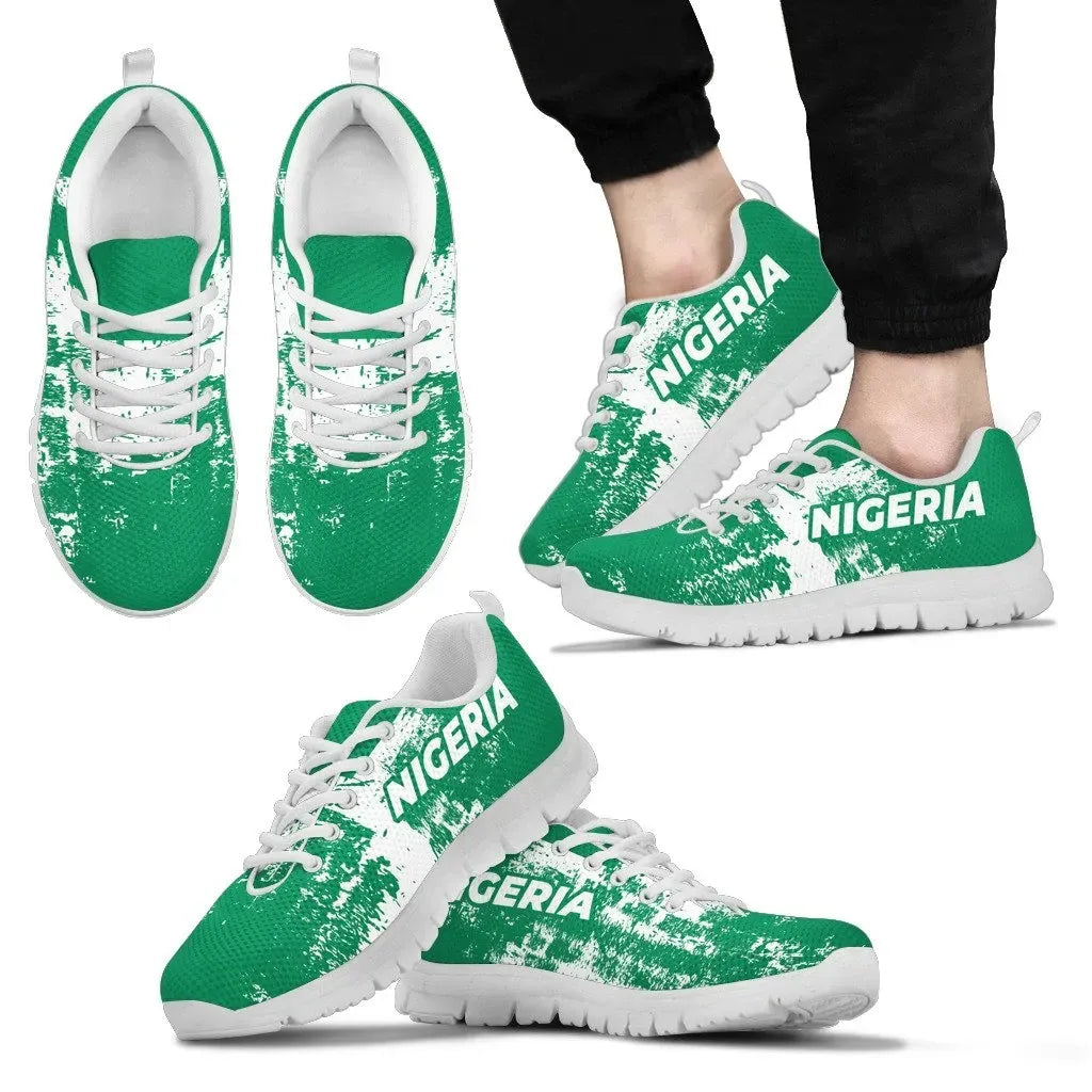 Nigeria Sneakers Smudge Style RLT8 - Wonder Print Shop