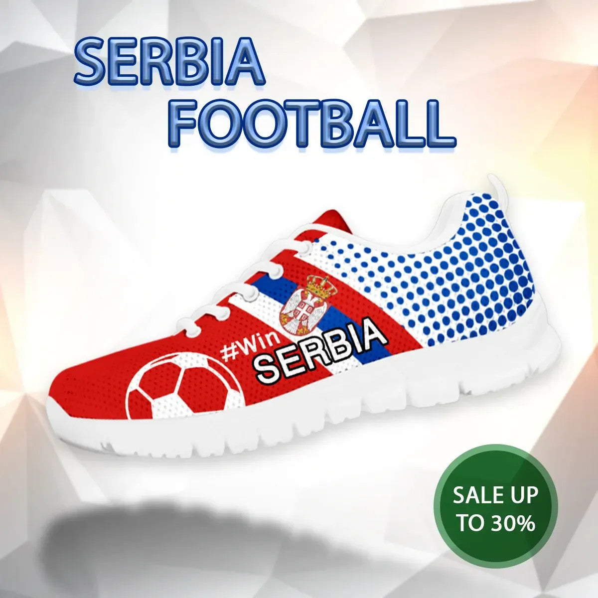 Serbia Football Shoes RLT7 - Wonder Print Shop