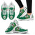 Nigeria Sneakers Nigerian Waving Flag With Coat Of Arms RLT8 - Wonder Print Shop