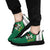 Nigeria Sneakers Nigerian Waving Flag With Coat Of Arms RLT8 - Wonder Print Shop