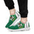 Nigeria Sneakers Nigerian Waving Flag With Coat Of Arms RLT8 - Wonder Print Shop