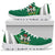 Nigeria Sneakers Nigerian Waving Flag With Coat Of Arms RLT8 - Wonder Print Shop