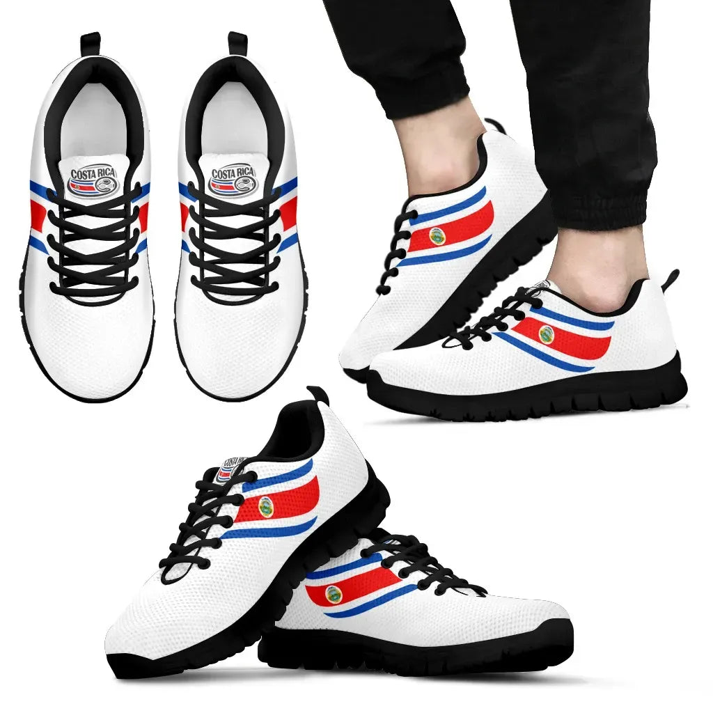 Costa Rica Football Spirit (Men's/Women's) Sneaker RLT13 - Wonder Print Shop