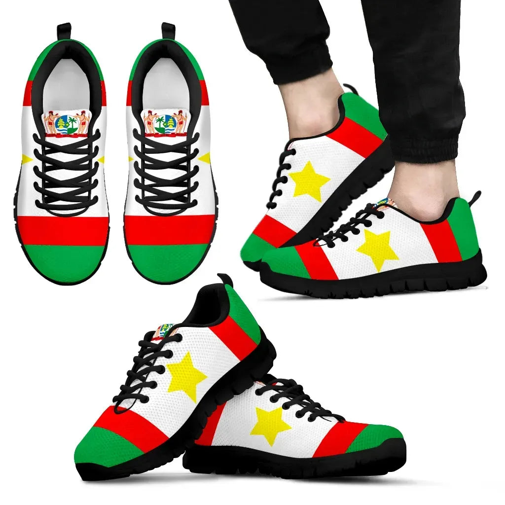 Suriname Shoes Suriname Flag Snaeker RLT7 - Wonder Print Shop