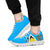 Saint Lucia Sneakers Flag With Coat Of Arms RLT6 - Wonder Print Shop