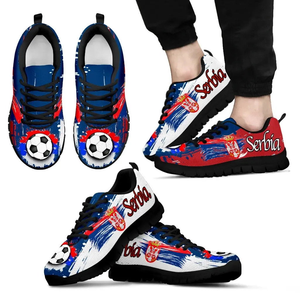 Serbia Football Men's / Women's Sneakers Shoes RLT7 - Wonder Print Shop