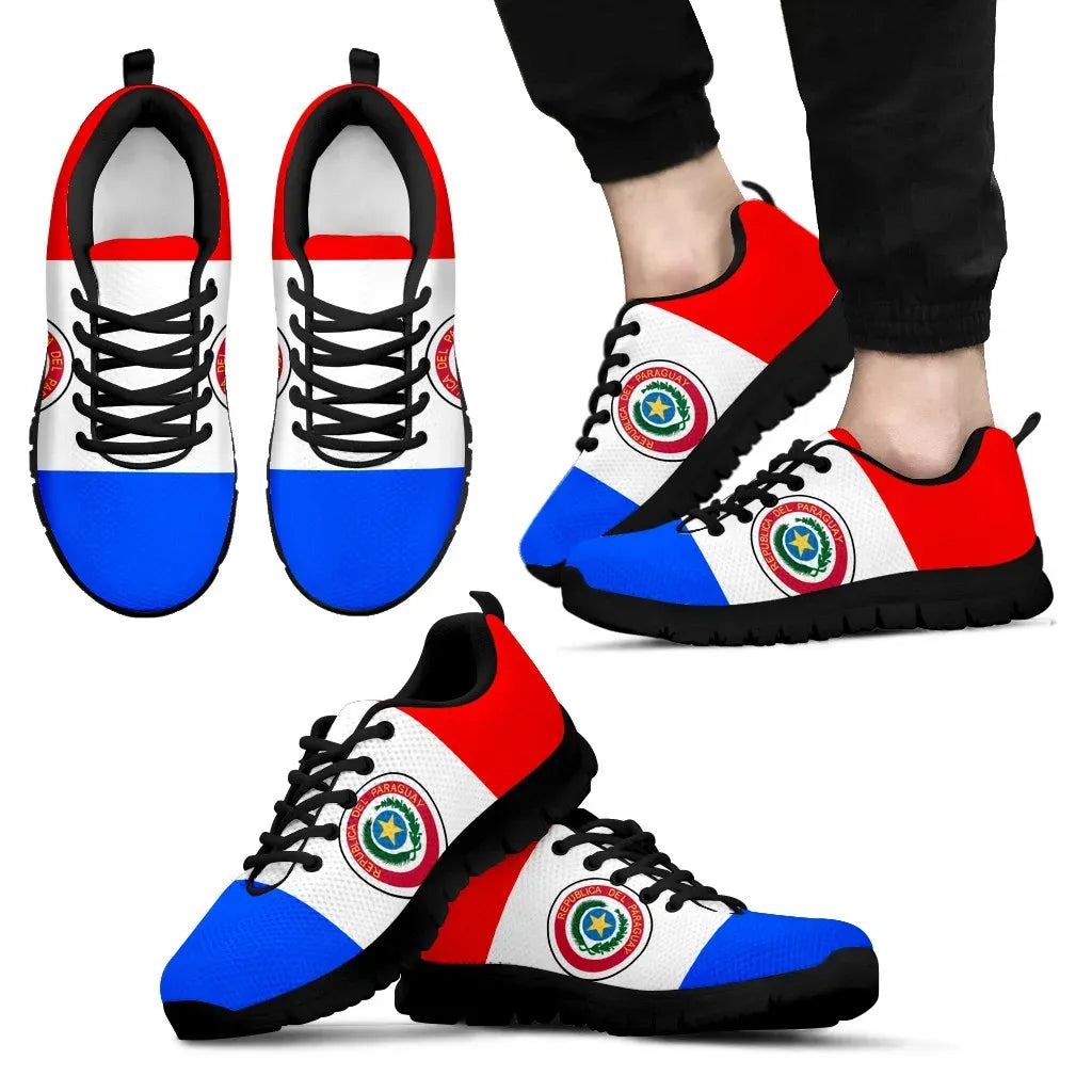 Paraguay Shoes Paraguay Flag Sneakers RLT7 - Wonder Print Shop