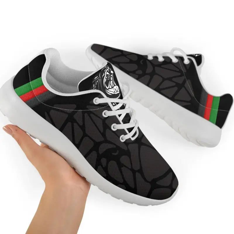 Wonder Print Shop Sport Sneakers - Afghanistan Coat Of Arm and Flag, LeoPard Patterns RLT8 - Wonder Print Shop