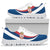 Serbia Sneakers Black Serbia Flag Blue RLT7 - Wonder Print Shop