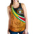 Guyana Womens Racerback Tank, Guyana Coat of Arms and Jaguar Patterns RLT8 - Wonder Print Shop