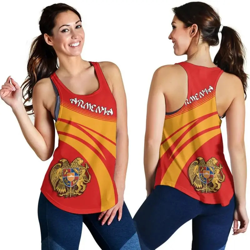 Armenia Coat Of Arms Women Tanktop Cricket RLT8 - Wonder Print Shop