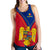 Romania Women's Racerback Tank, Romanian Pride RLT13 - Wonder Print Shop