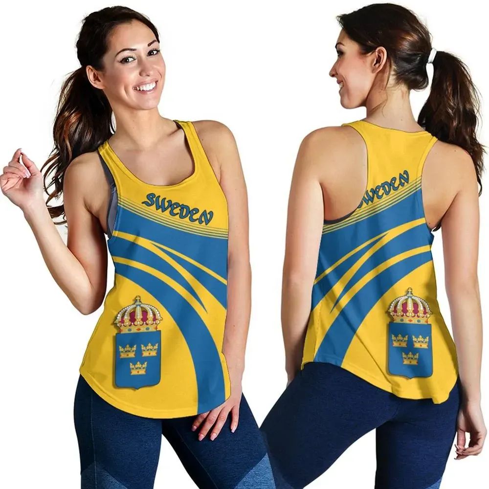 sweden-coat-of-arms-women-tanktop-cricket