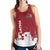 Latvia Women Racerback Tank, Smudge Style RLT6 - Wonder Print Shop