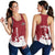 Latvia Women Racerback Tank, Smudge Style RLT6 - Wonder Print Shop