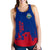 Costa Rica Women Racerback Tank , Smudge Style RLT13 - Wonder Print Shop