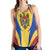 Moldova Women's Racerback Tank Action Flag A15 RLT13 - Wonder Print Shop