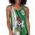 Nigeria Womens Racerback Tank, Nigerian Waving Flag With Coat Of Arms RLT8 - Wonder Print Shop