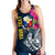 The Philippines Personalised Women's Racerback Tank, Summer Vibes RLT6 - Wonder Print Shop