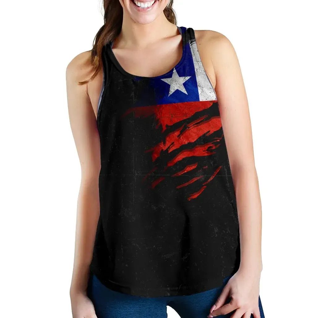 Chile in Me Women Tanktop - Special Grunge Style RLT7 - Wonder Print Shop