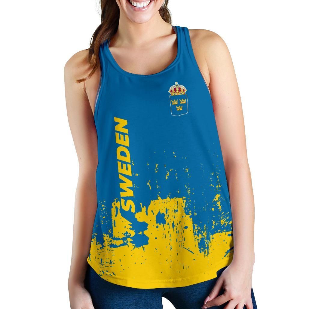 sweden-women-racerback-tank-smudge-style