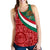 mexico-womens-racerback-tank-mexico-coat-of-arms-with-aztec-patterns