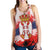 Serbia Women's Racerback Tank Serbia National Flag and Emblem RLT7 - Wonder Print Shop