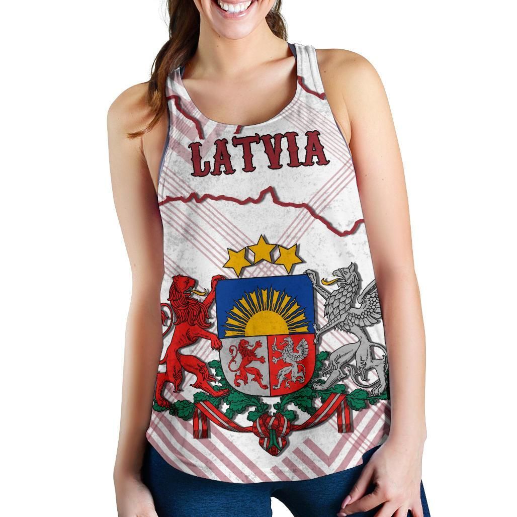 Latvia Women Tank Top RLT6 - Wonder Print Shop