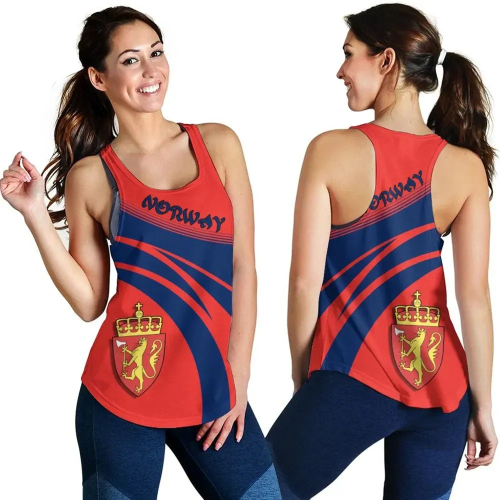 Norway Coat Of Arms Women Tanktop Cricket RLT7 - Wonder Print Shop