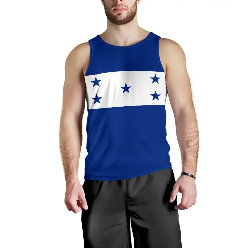 honduras-flag-with-coat-of-arms-men-tank-top