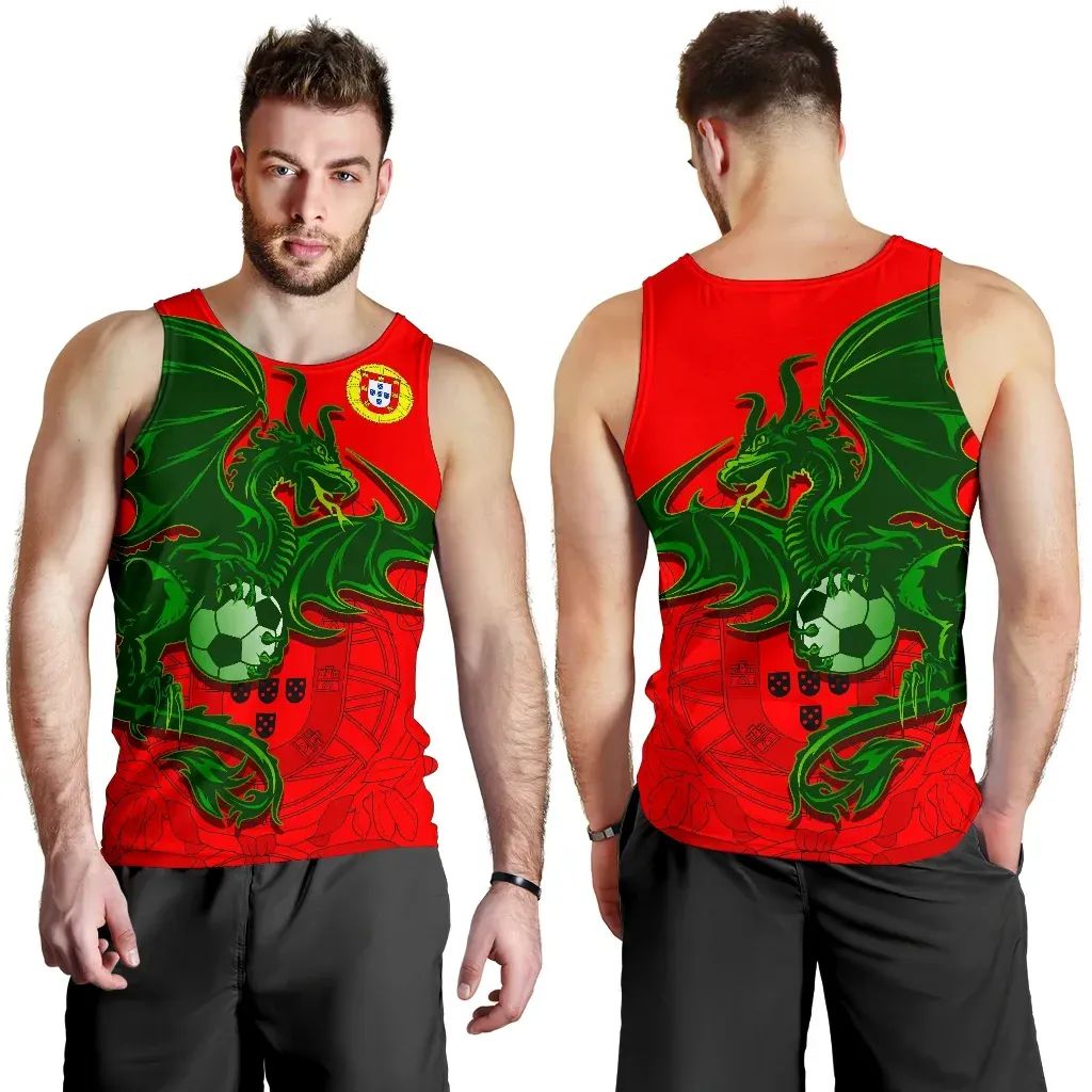 portugal-football-dragon-green-men-tank-top