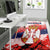 Serbia Area Rug Serbia National Flag and Emblem RLT7 - Wonder Print Shop