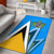 Saint Lucia Area Rug Flag With Coat Of Arms RLT6 - Wonder Print Shop