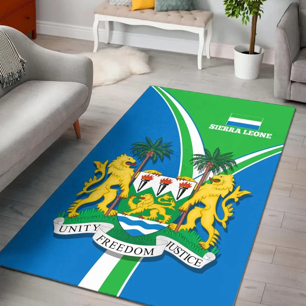 Sierra Leone Area Rug Sierra Leone Pride RLT7 - Wonder Print Shop