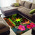 The Philippines Polynesian Area Rug Hibiscus and Banana Leaves RLT6 - Wonder Print Shop