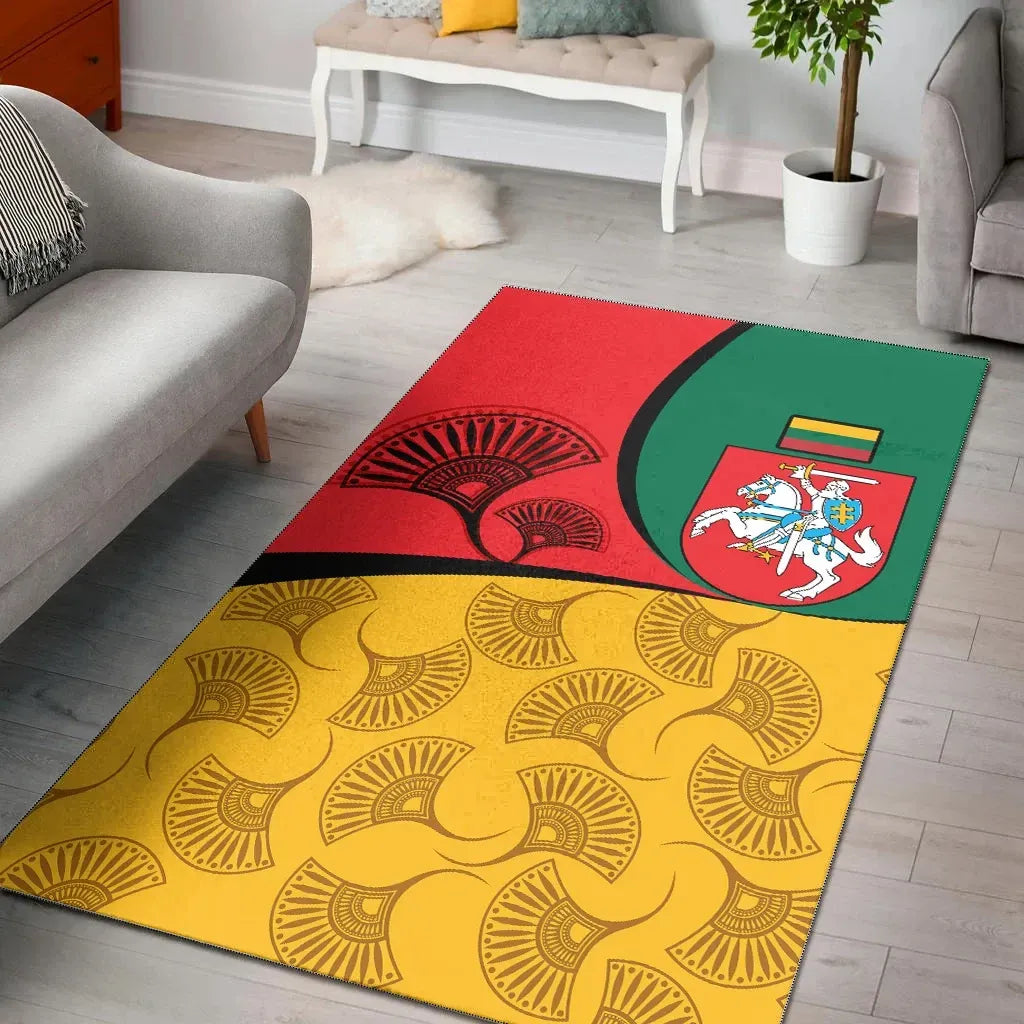 Lithuania Area Rug - Flag of Lithuania RLT6 - Wonder Print Shop