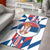 Area Rug - Serbia Flag Color With Coat Of Arm RLT7 - Wonder Print Shop