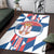 Area Rug - Serbia Flag Color With Coat Of Arm RLT7 - Wonder Print Shop