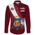 Latvia Special Flag Long Sleeve Button Shirt RLT6 - Wonder Print Shop