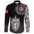 Viking Long Sleeve Button Shirt Norway Coat Of Arms RLT7 - Wonder Print Shop